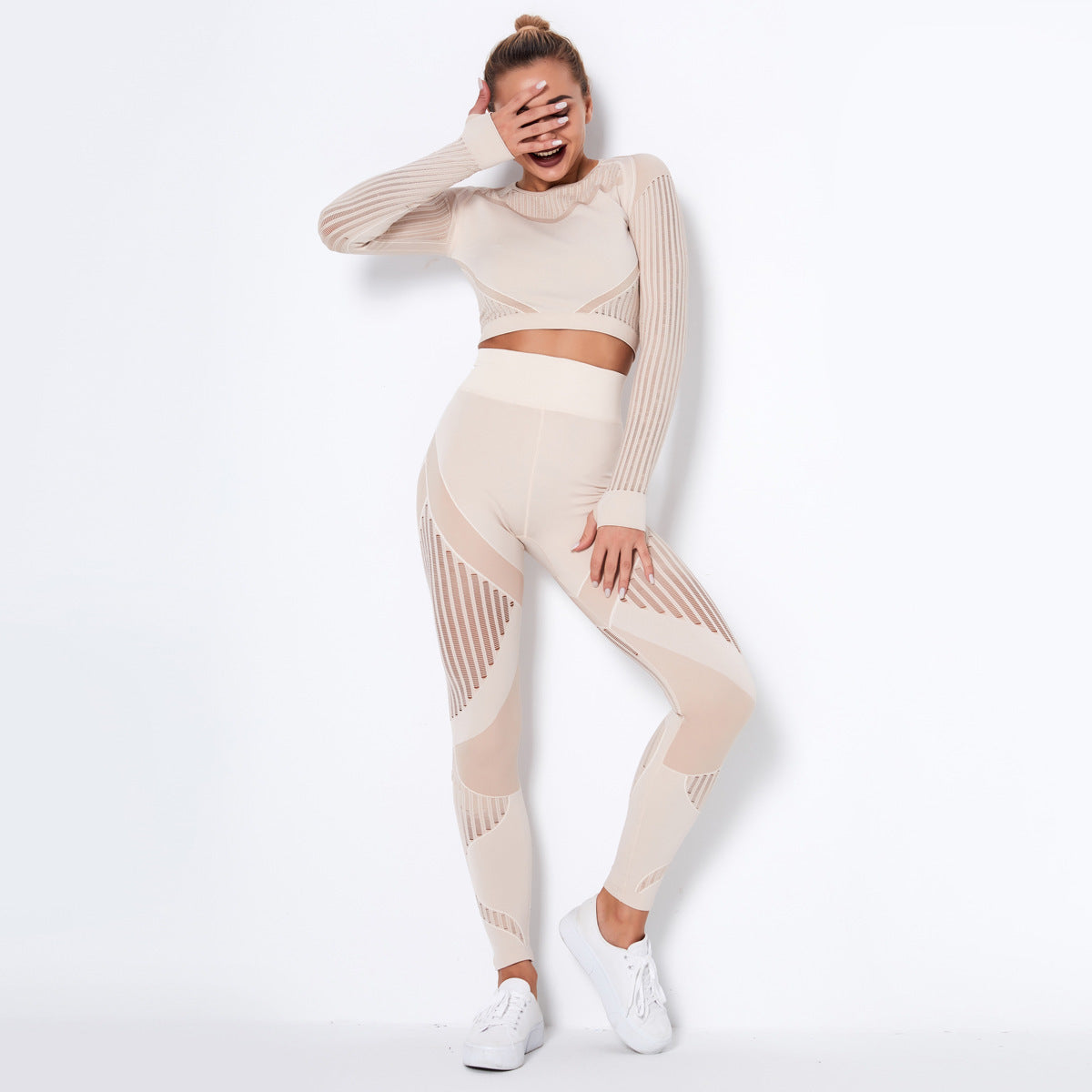 Seamless Yoga Long Sleeve Suit - Canopus Stores