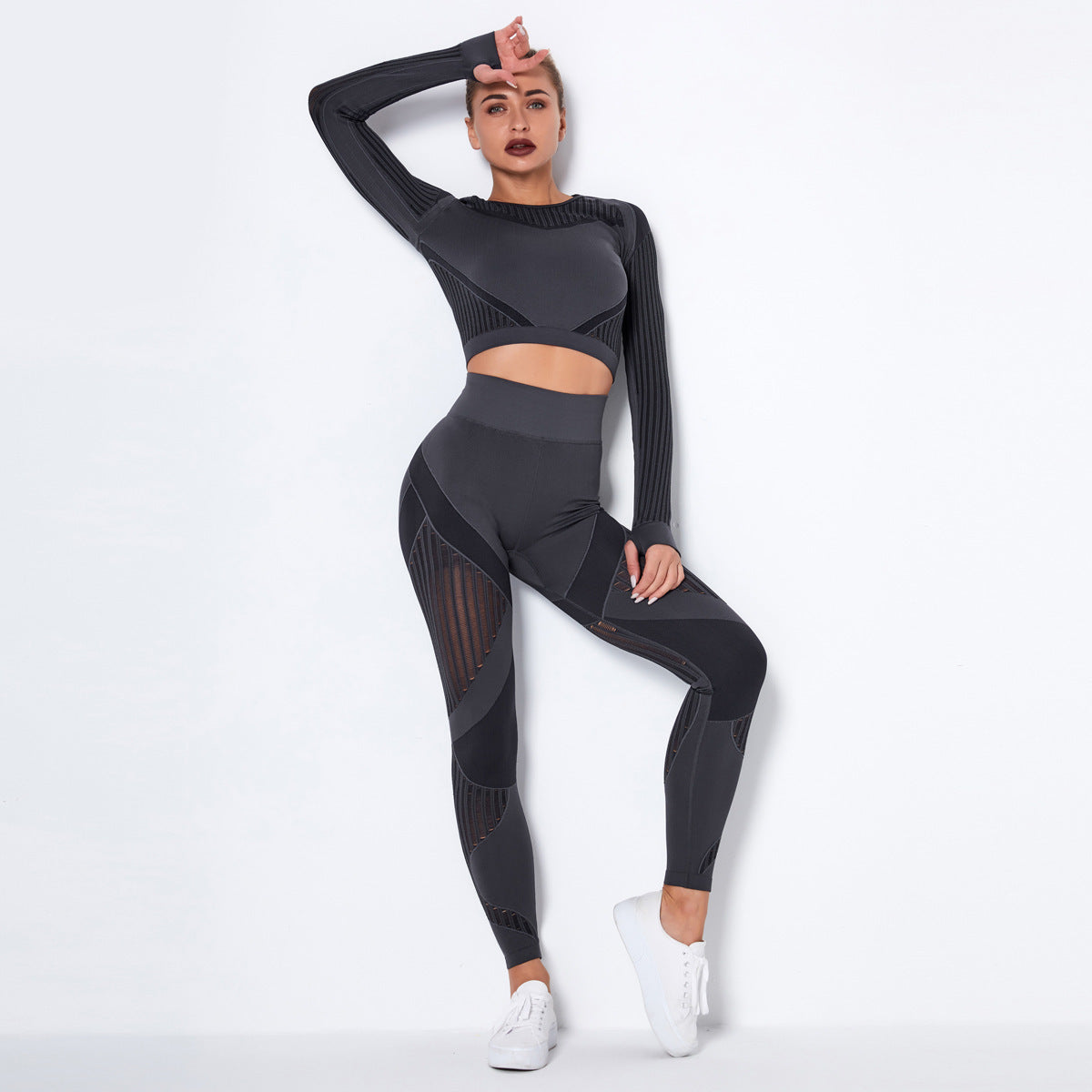 Seamless Yoga Long Sleeve Suit - Canopus Stores