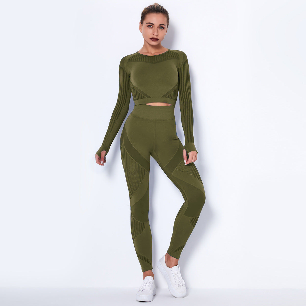 Seamless Yoga Long Sleeve Suit - Canopus Stores