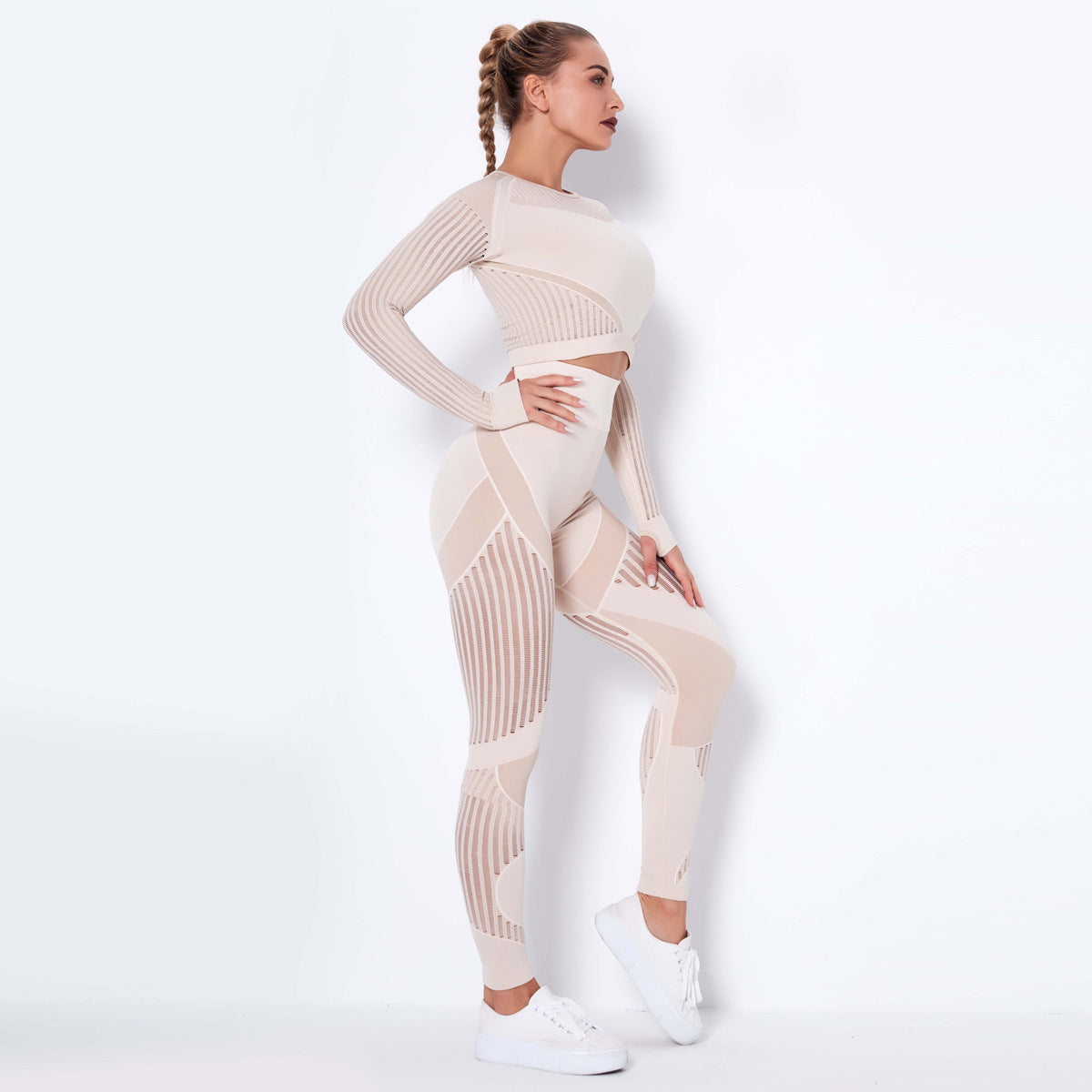 Seamless Yoga Long Sleeve Suit - Canopus Stores